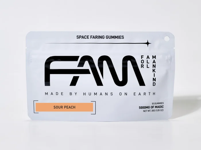 SOURPEACH Space Faring Gummies